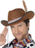 Men's Texan Brown Cowboy Costume Acessory Hat