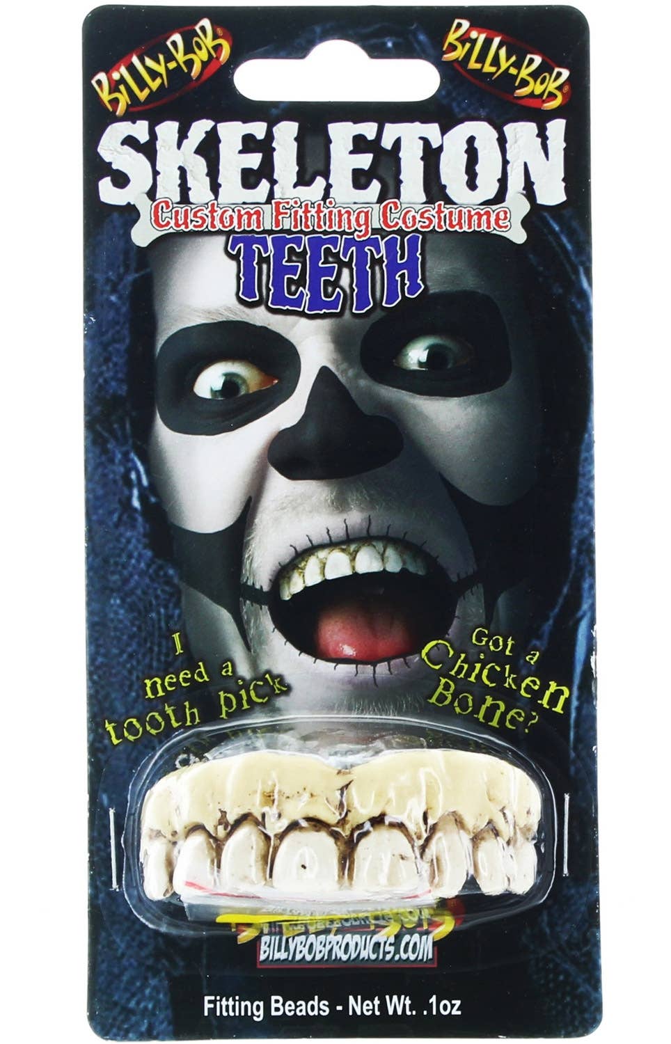 Billy Bob Skeleton Custom Fitting Halloween Costume Teeth With Putty