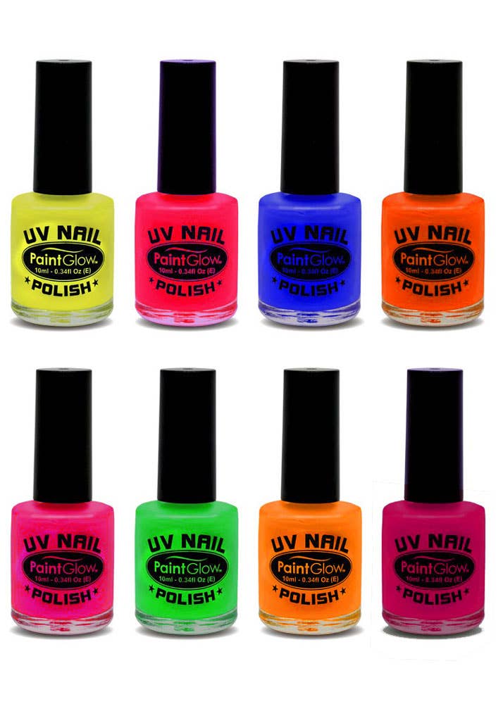 Fluro Yellow UV Special Effects Nail Polish Alternate Image