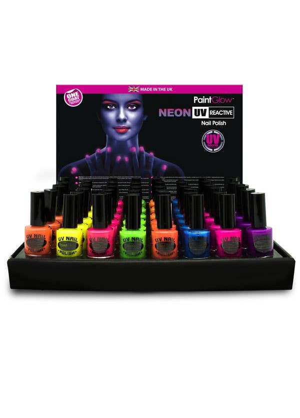 Fluro Blue UV Special Effects Nail Polish Alternate Image 2