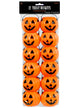 Image of Mini Smiley Orange Pumpkins 12 Pack Buckets