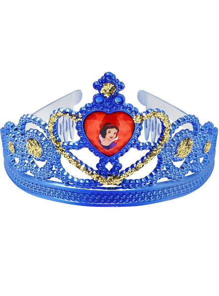 Image of Princess Snow White Girls Blue Costume Tiara - Main Image