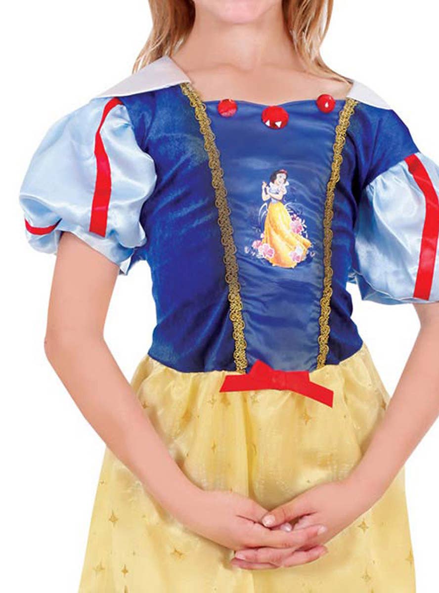 Image of Disney Princess Girl's Snow White Dress Up Costume - Close Image 1