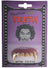Image of Fake Rubber Vampire Fangs Halloween Costume Accessory - Main Image