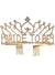 Image of Bride To Be Gold Metal and Rhinestones Tiara