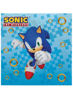 Image of Sonic The Hedgehog 16 Pack Lunch Napkins