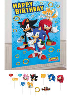 Image of Sonic The Hedgehog Scene Setter Backdrop with Props