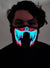 Image of Bloody Red Teeth Sound Activated Light Up Mask - Light Up Image