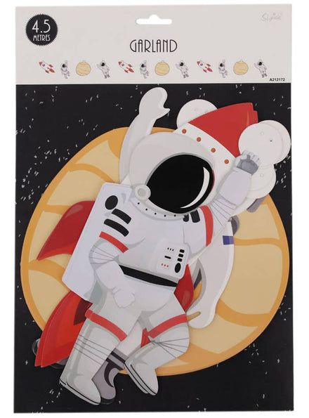 Image of Space Astronaut and Planets 4.5m Party Garland