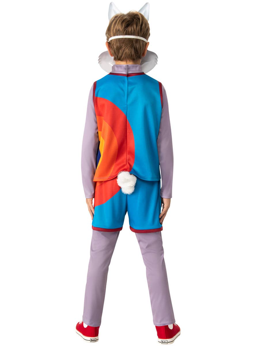 Image of Space Jam 2 Bugs Bunny Boys Costume - Back View