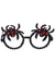 Image of Sparkly Black Rhinestone Spider Halloween Costume Glasses
