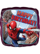 Image Of Spiderman Happy Birthday 45cm Foil Party Balloon