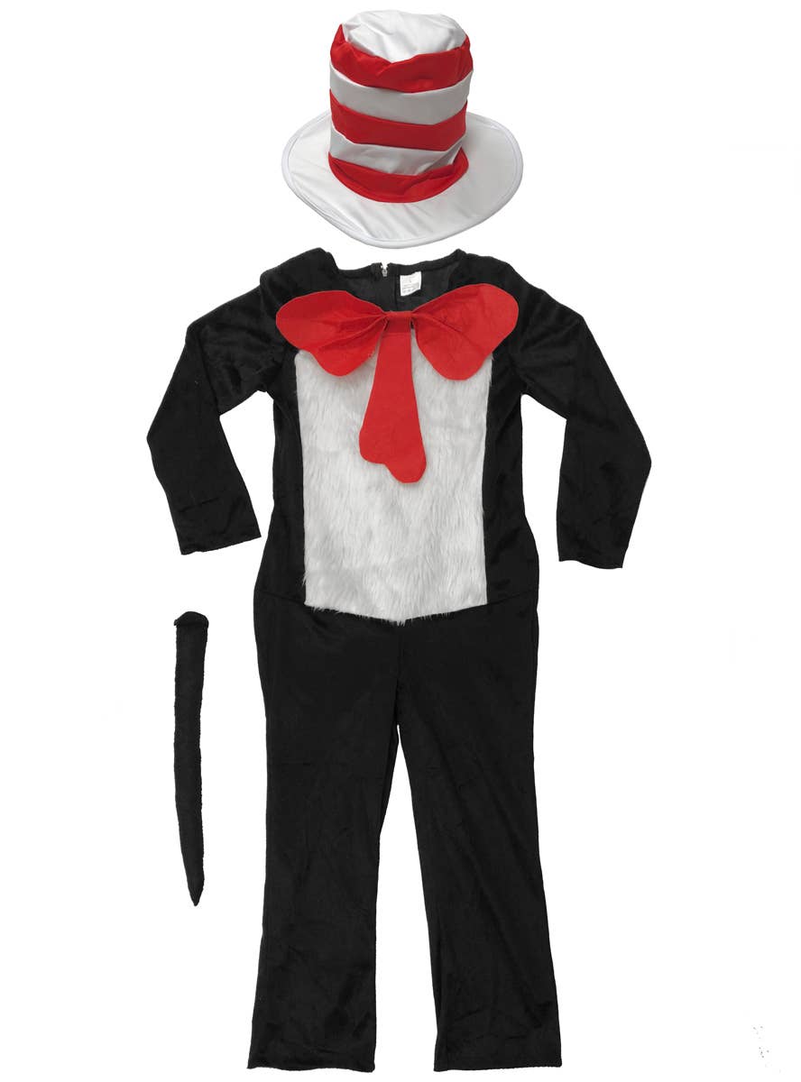 Cat in the Hat Boys Costume - Size Large