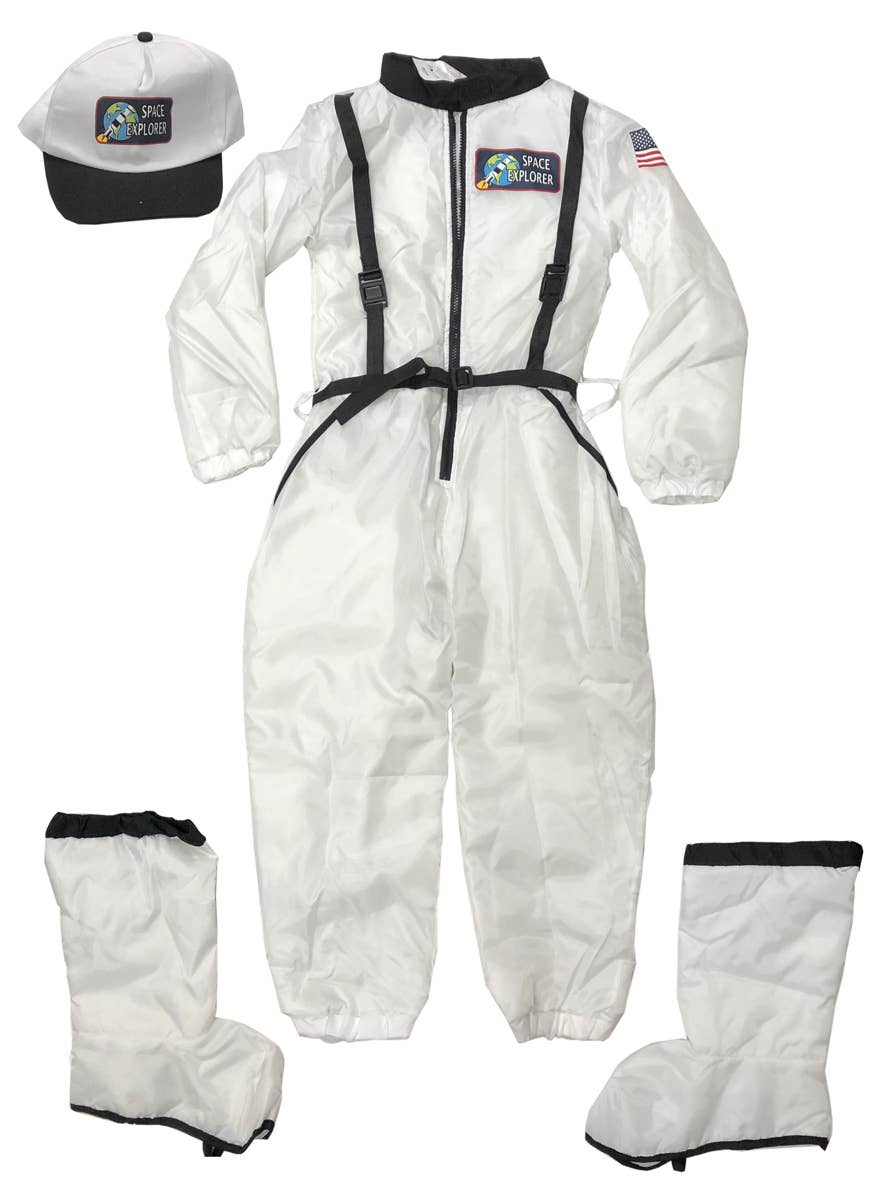 Space Astronaut Boys Costume - Size Medium