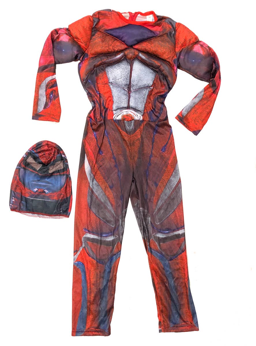 Red Power Ranger Boys Costume - Size Medium