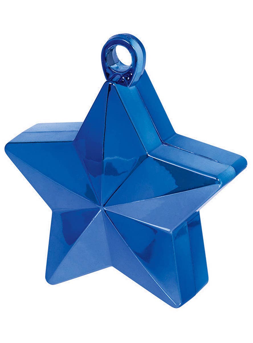 Image of Star Shaped Blue 170 Gram Balloon Weight