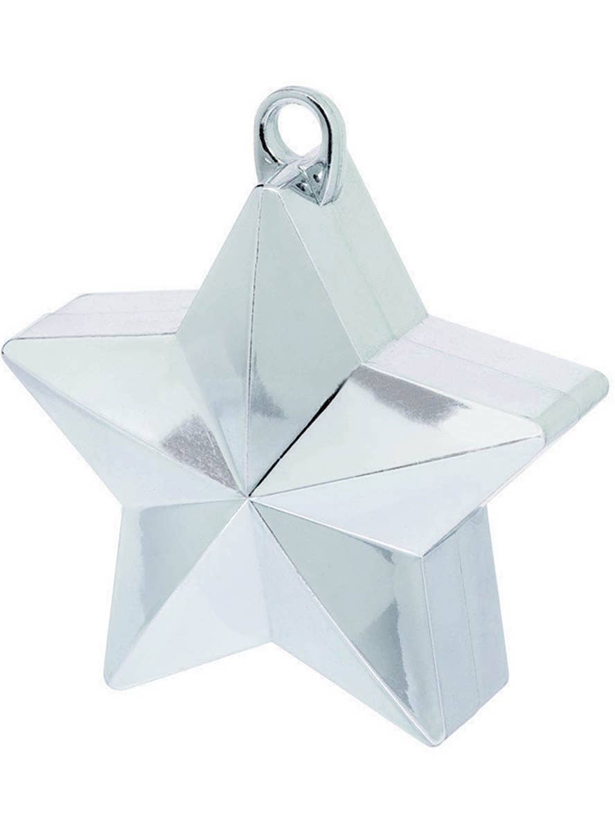 Image of Star Shaped Silver 170 Gram Balloon Weight