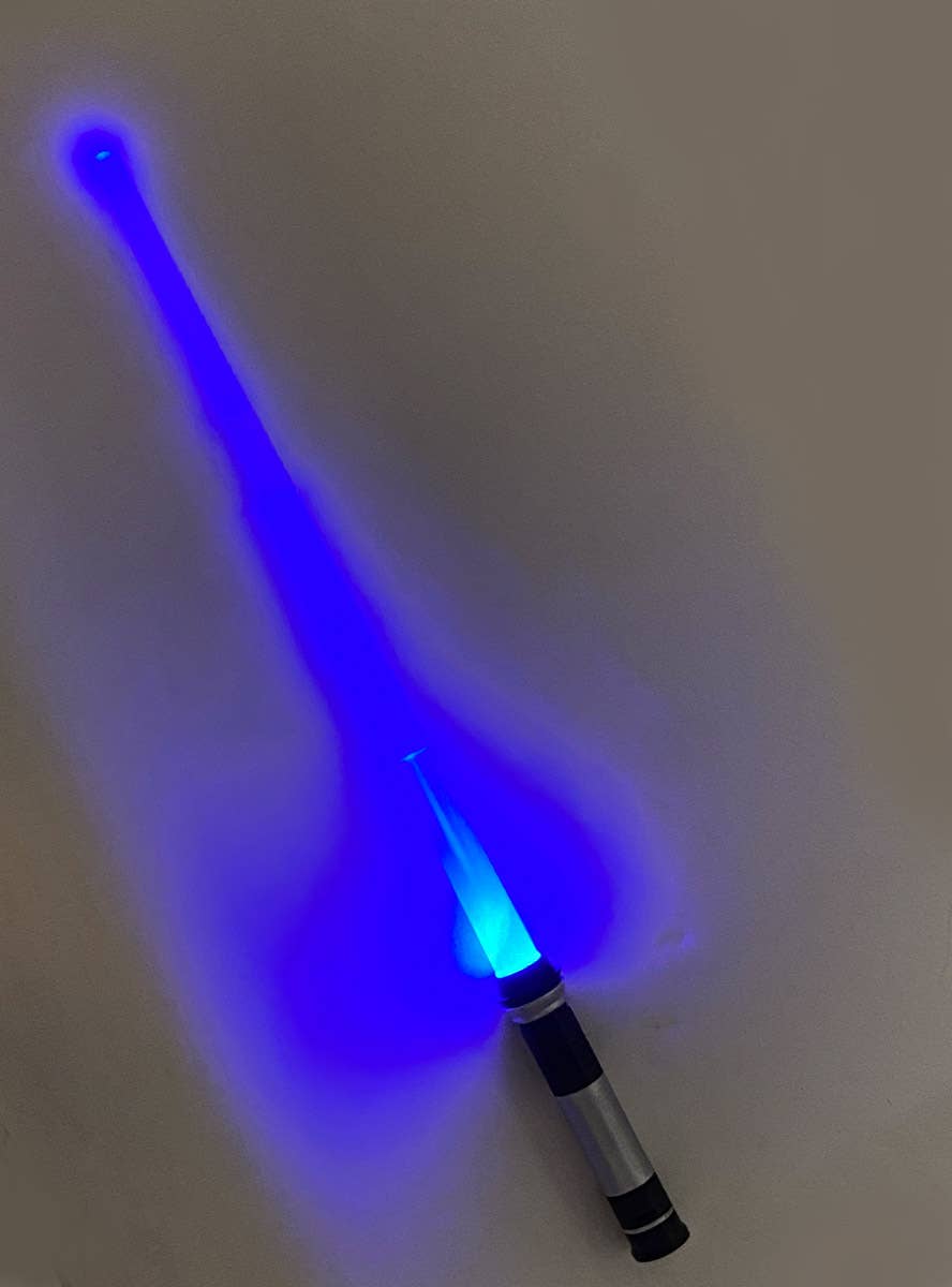 Image of Multi Colour Light Up Lightsaber Costume Weapon - Blue Light Image