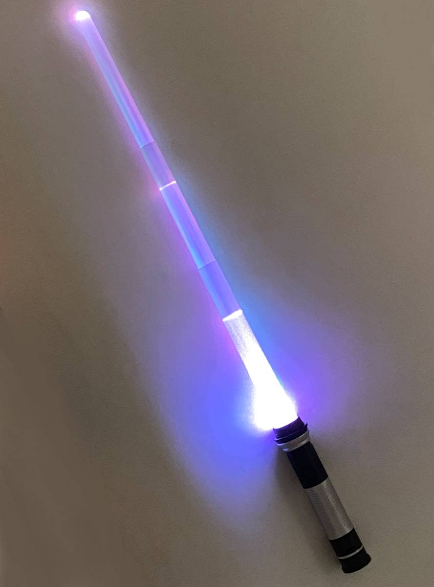 Image of Multi Colour Light Up Lightsaber Costume Weapon - White Light Image
