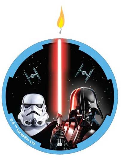 Image Of Star Wars Classic Birthday Cake Candle