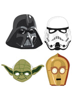 Image of Star Wars Galaxy 8 Pack Paper Party Masks