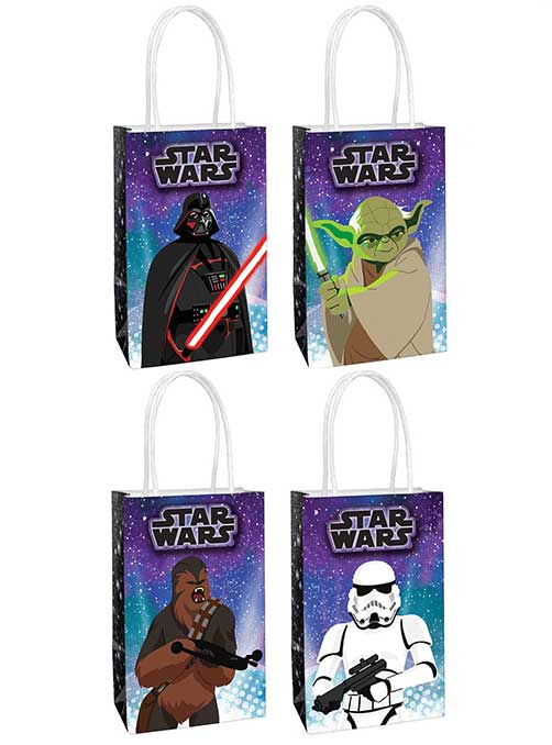 Image Of Star Wars Galaxy 8 Pack Deluxe Paper Loot Bags