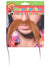 Image of Long Auburn Stick-On Handlebar Costume Moustache