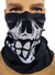 Image of Biker Skeleton Face and Neck Gaiter Halloween Accessory