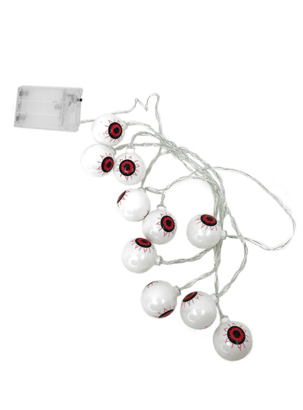 Red Eye Balls Halloween String Lights Party Decoration - Main Image