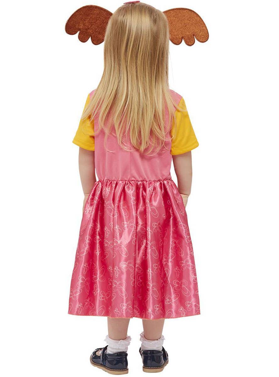 Image of Sula Toddler Girls Bing Character Costume Back Image