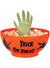 Animated Green Witch Hand Trick or Treat Bowl Halloween Decoration