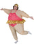 Novelty Inflatable Pink Ballerina Costume for Adults