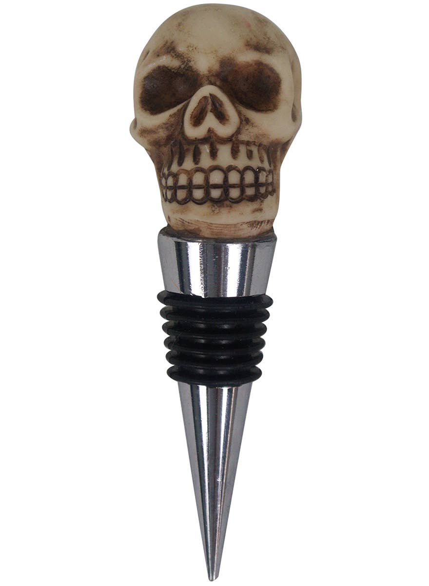 Skull Head Wine Bottle Stopper