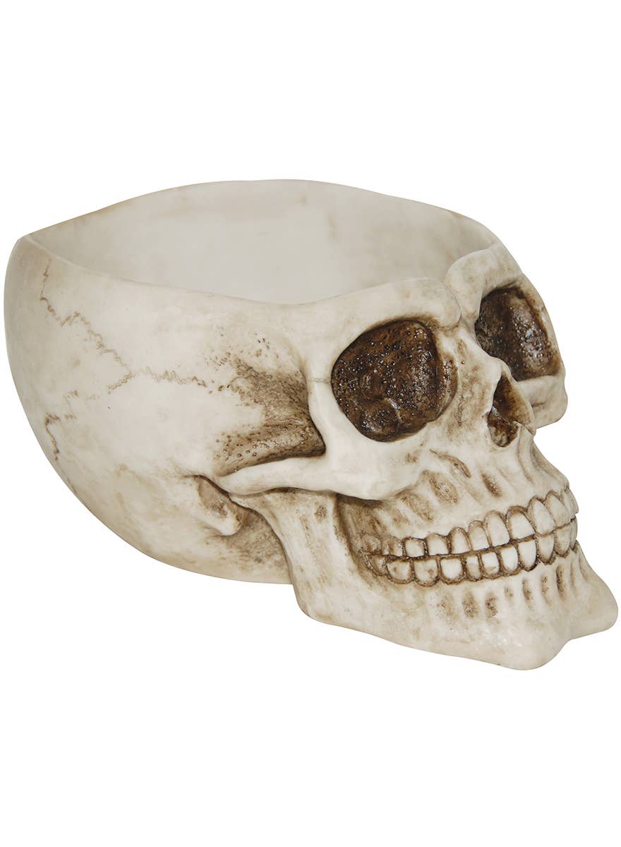 Trick or Treat Plastic Skull Head Halloween Decoration