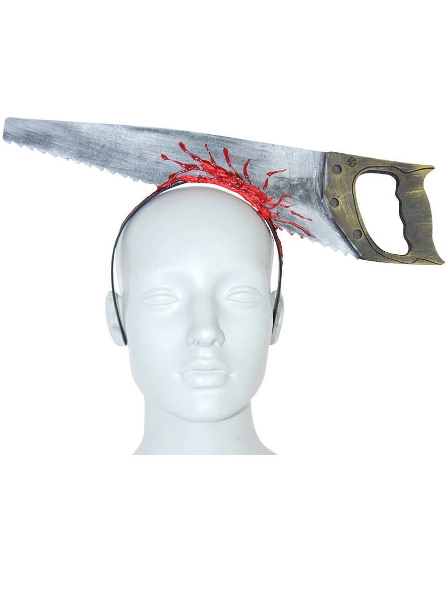 Saw in the Head Novelty Costume Headband 