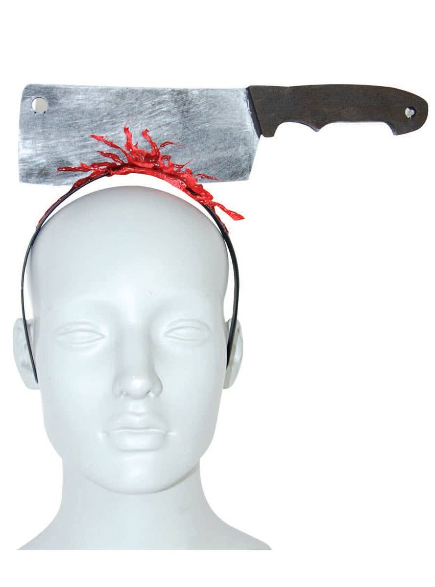 Meat Cleaver in the Head Novelty Costume Headband 