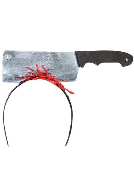 Meat Cleaver in the Head Novelty Costume Headband Main Image