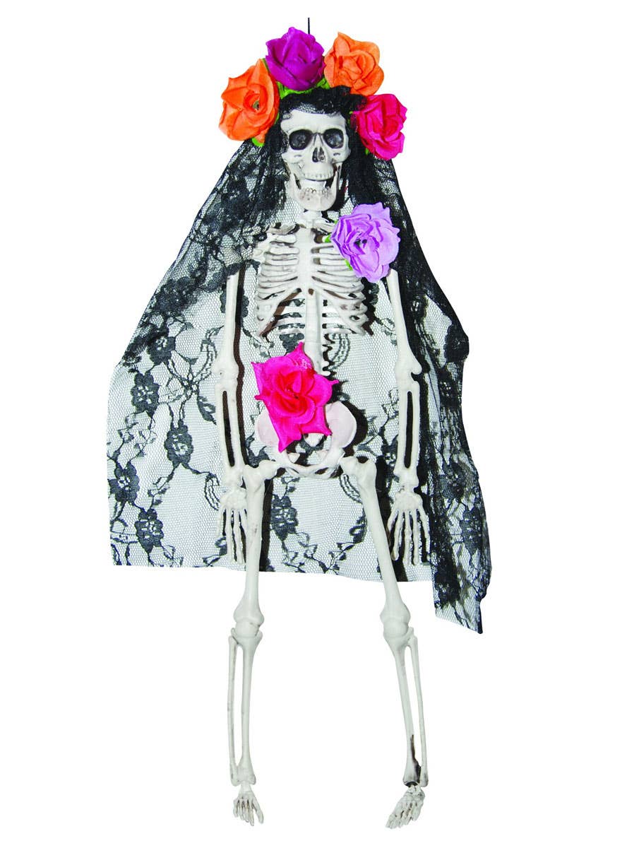 Mexican Señorita Skeleton Halloween Decoration 