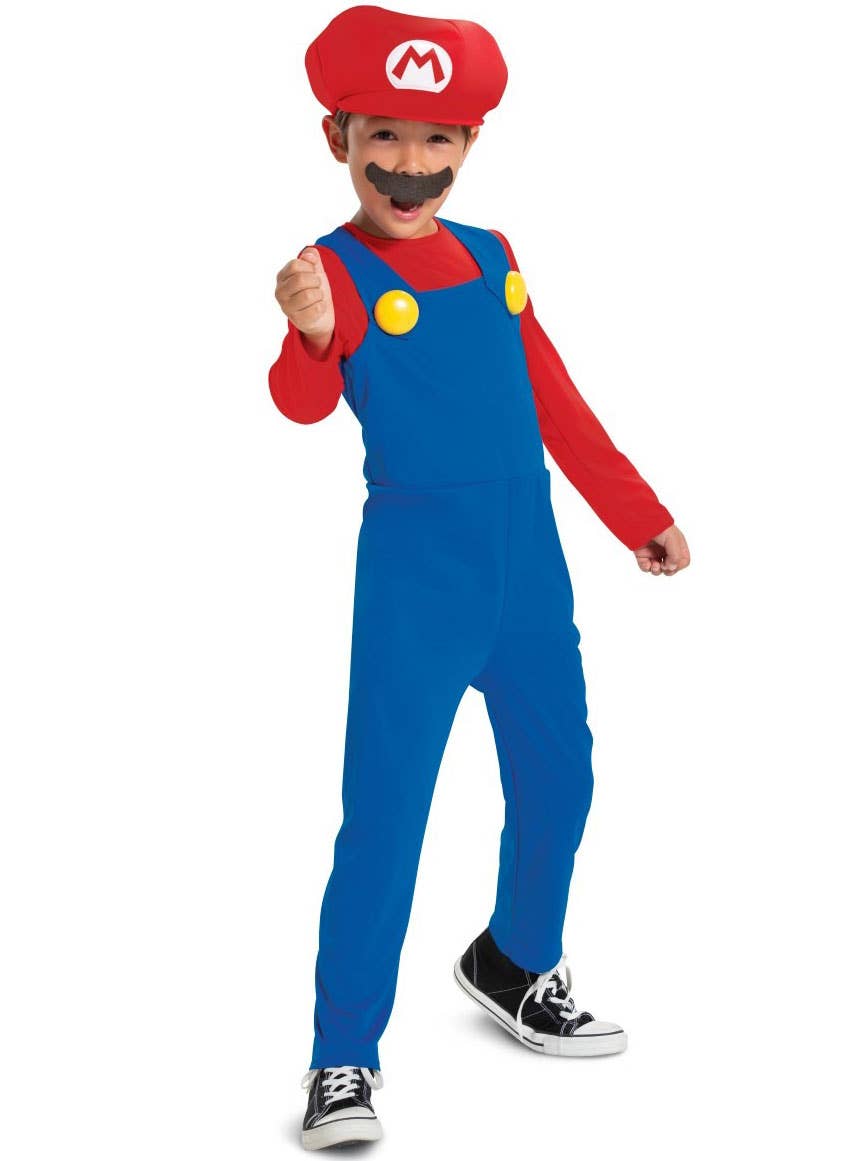 Image of Super Mario Licensed Boys Book Week Costume - Front Image