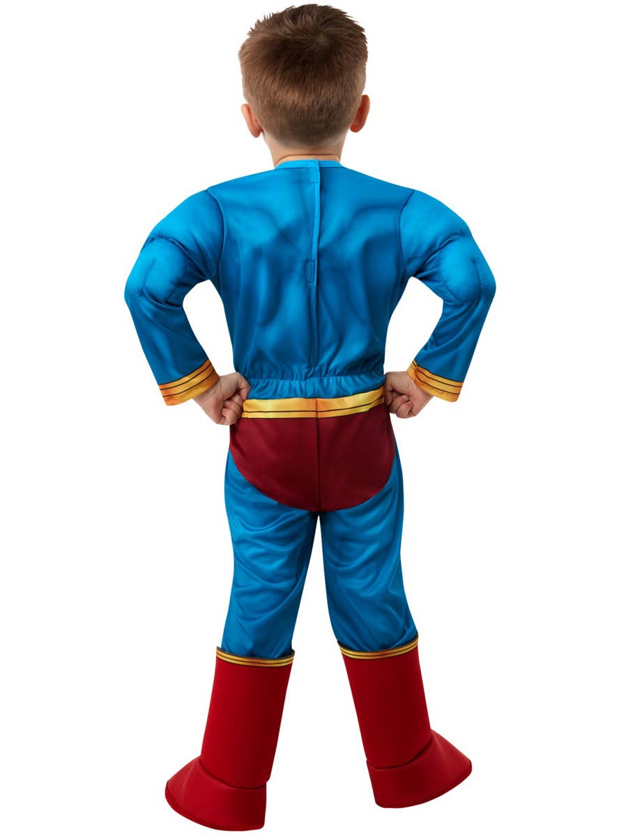 Image of Superman Toddler Boys DC Comics Superhero Costume - Alternate Back View