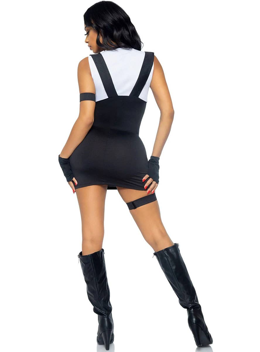 Sexy Black SWAT Uniform Costume for Women Image 2