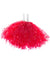 Red Cheerleader Pom Poms Costume Accessory