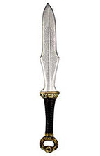 70cm Silver Spear Costume Sword with Bronze Handle