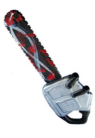 Mini Plastic Blood Soaked Chainsaw Costume Weapon