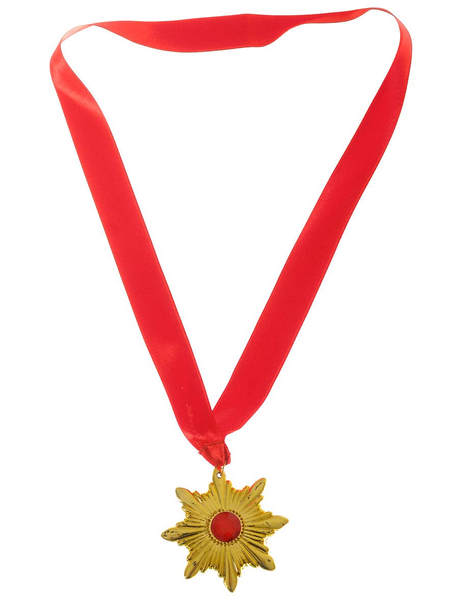 Gold Star Vampire Costume Necklace - Alternate Image