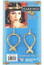 Golden Egyptian Asp Clip-On Costume Earrings