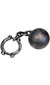 Jumbo Silver Ball and Chain Costume Accessory