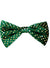 Green Velvet Bow Tie St Patrick's Day Costume Accessory