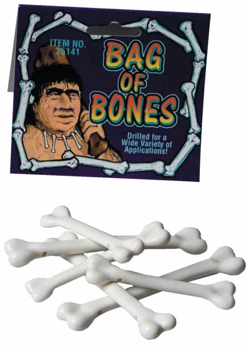 10 Pack Bag of Plastic Halloween Bones Main Image