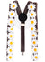 1970's Daisy Flower Hippie Costume Braces - Front Image